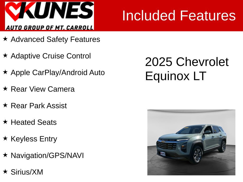 Used 2025 Chevrolet Equinox LT w/ Safety and Technology Package AWD/4WD image 3