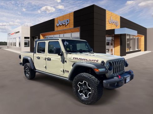 Certified 2022 Jeep Gladiator Rubicon w/ LED Lighting Group AWD/4WD image 1