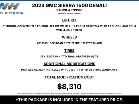 Used 2023 GMC Sierra 1500 Denali w/ Denali Carbonpro Edition AWD/4WD image 1