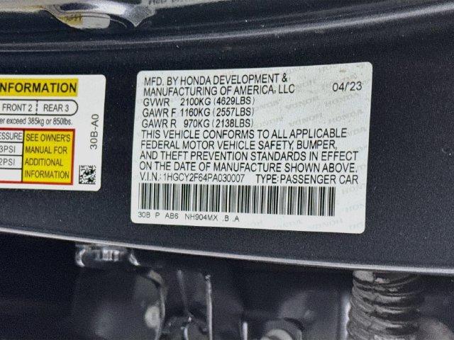 Used 2023 Honda Accord EX-L image 37