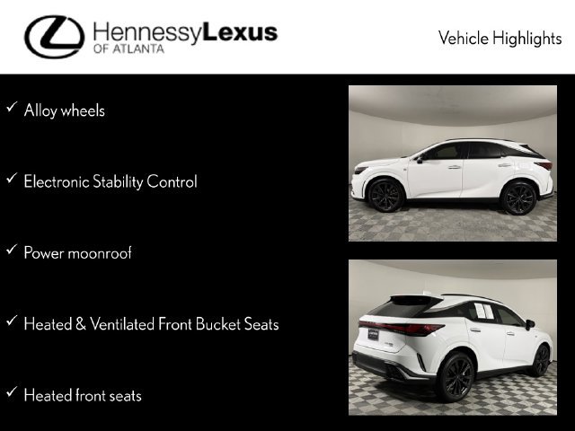 Certified 2024 Lexus RX 350 F Sport w/ Convenience Package AWD/4WD image 12