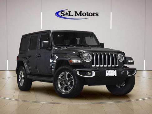 Used 2021 Jeep Wrangler Unlimited Sahara AWD/4WD image 1