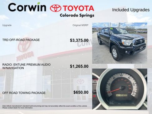 Used 2015 Toyota Tacoma 4x4 Double Cab w/ TRD Off-Road Package image 4