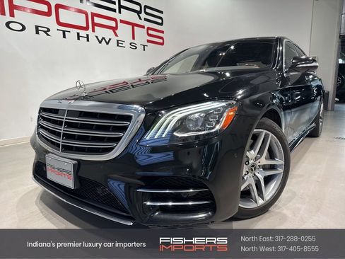 Used 2018 Mercedes-Benz S 560 4MATIC Sedan w/ AMG Line Exterior image 1