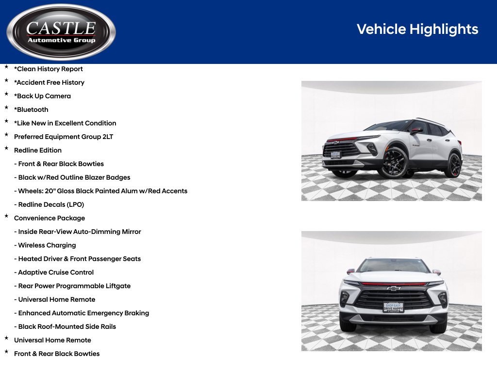 Used 2023 Chevrolet Blazer LT w/ Convenience Package AWD/4WD image 4
