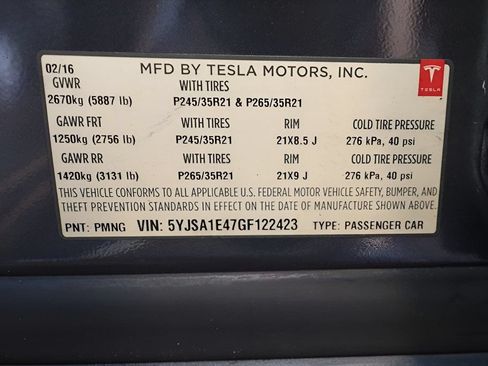 Used 2016 Tesla Model S P90D AWD/4WD image 39