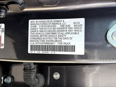 Used 2024 Honda Ridgeline RTL image 44