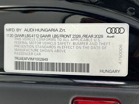 Used 2021 Audi TT 2.0T w/ 19" Wheel Package image 28