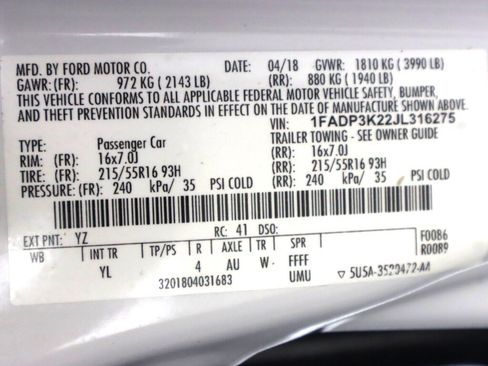 Used 2018 Ford Focus SE FWD image 36