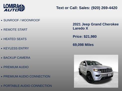 Used 2021 Jeep Grand Cherokee Altitude AWD/4WD image 27