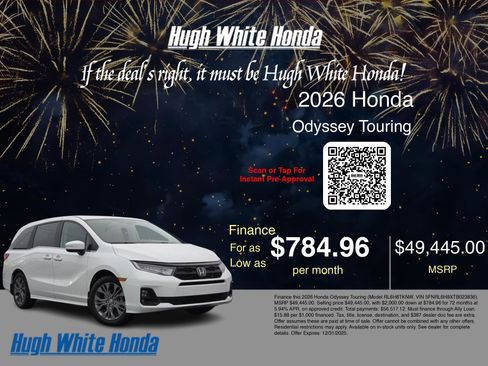 New 2026 Honda Odyssey Touring image 7