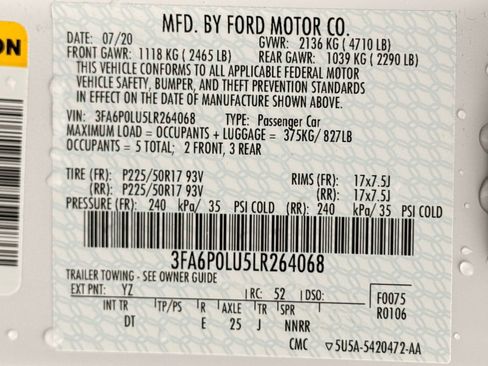 Used 2020 Ford Fusion SE FWD image 38