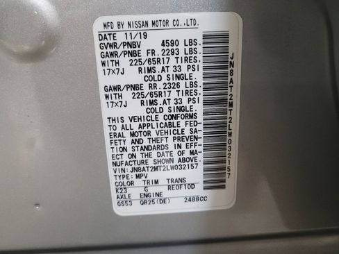 Used 2020 Nissan Rogue S FWD image 33