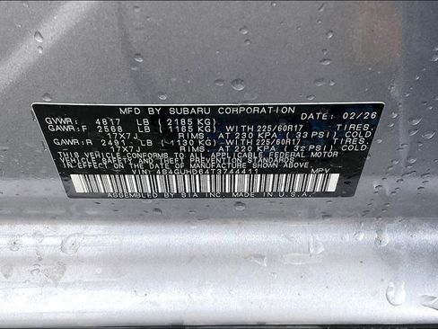 New 2026 Subaru Crosstrek 2.0i Premium image 16