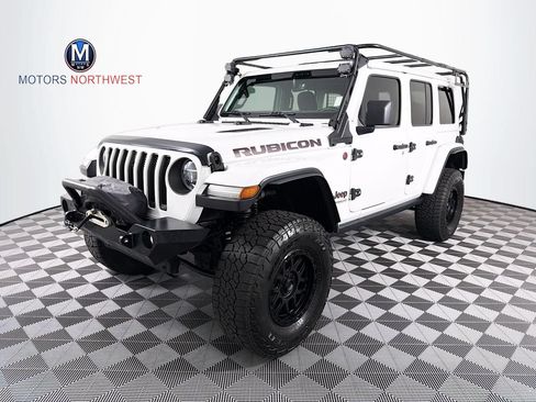 Used 2020 Jeep Wrangler Unlimited Rubicon w/ Uconnect 4C Nav & Sound Group AWD/4WD image 1