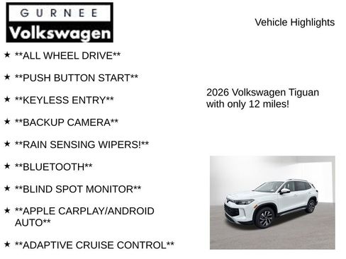 New 2026 Volkswagen Tiguan S image 7
