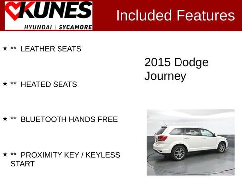 Used 2015 Dodge Journey R/T w/ Flexible Seating Group FWD image 2