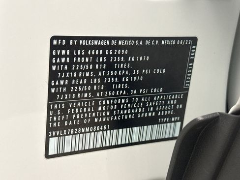 Used 2022 Volkswagen Taos SE image 24