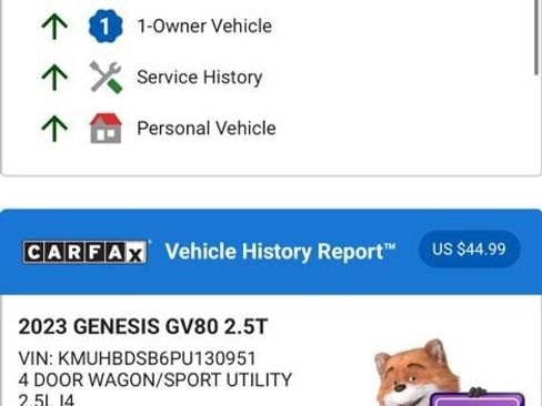 Used 2023 Genesis GV80 2.5T w/ Prestige 20" Package AWD/4WD image 4