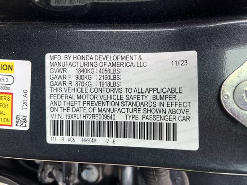 Used 2024 Honda Civic EX-L image 5