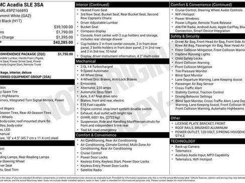 Used 2023 GMC Acadia SLE w/ Driver Convenience Package image 5