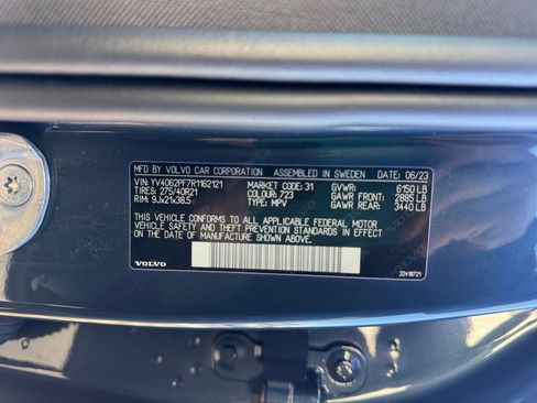 Used 2024 Volvo XC90 B6 Ultimate w/ Protection Package Premier image 39