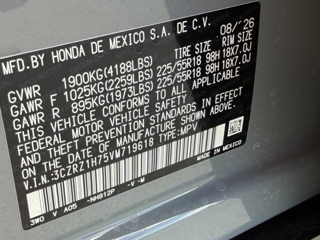 New 2027 Honda HR-V EX-L image 35
