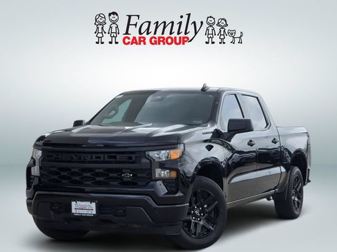 Used 2023 Chevrolet Silverado 1500 Custom w/ LPO, Dark Essentials Package RWD image 1