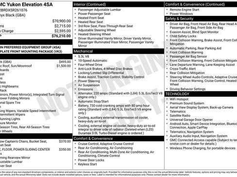 Used 2025 GMC Yukon Elevation AWD/4WD image 2