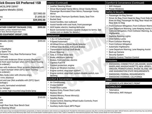 Used 2023 Buick Encore GX Preferred w/ Cold Weather Comfort Package image 6