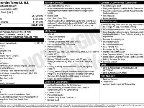 Used 2023 Chevrolet Tahoe LS AWD/4WD image 30