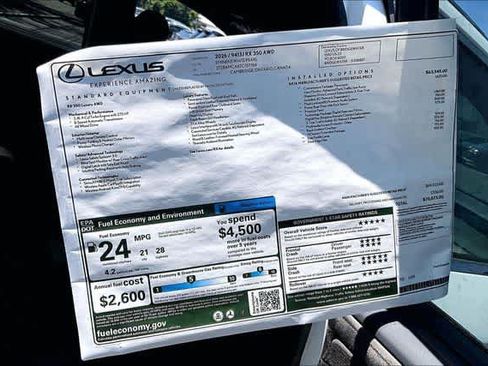 New 2026 Lexus RX 350 AWD w/ Convenience Package image 14
