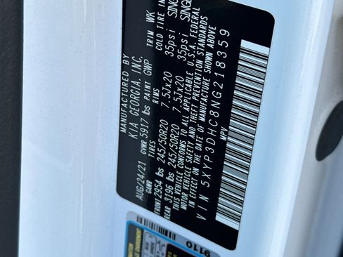 Certified 2022 Kia Telluride EX w/ EX Premium Package image 61