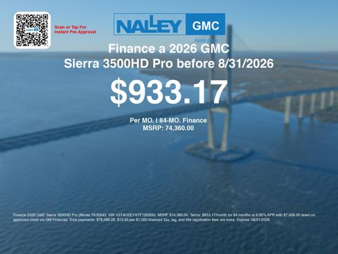 New 2026 GMC Sierra 3500 Pro w/ 1SA Pro Safety Plus Package AWD/4WD image 7