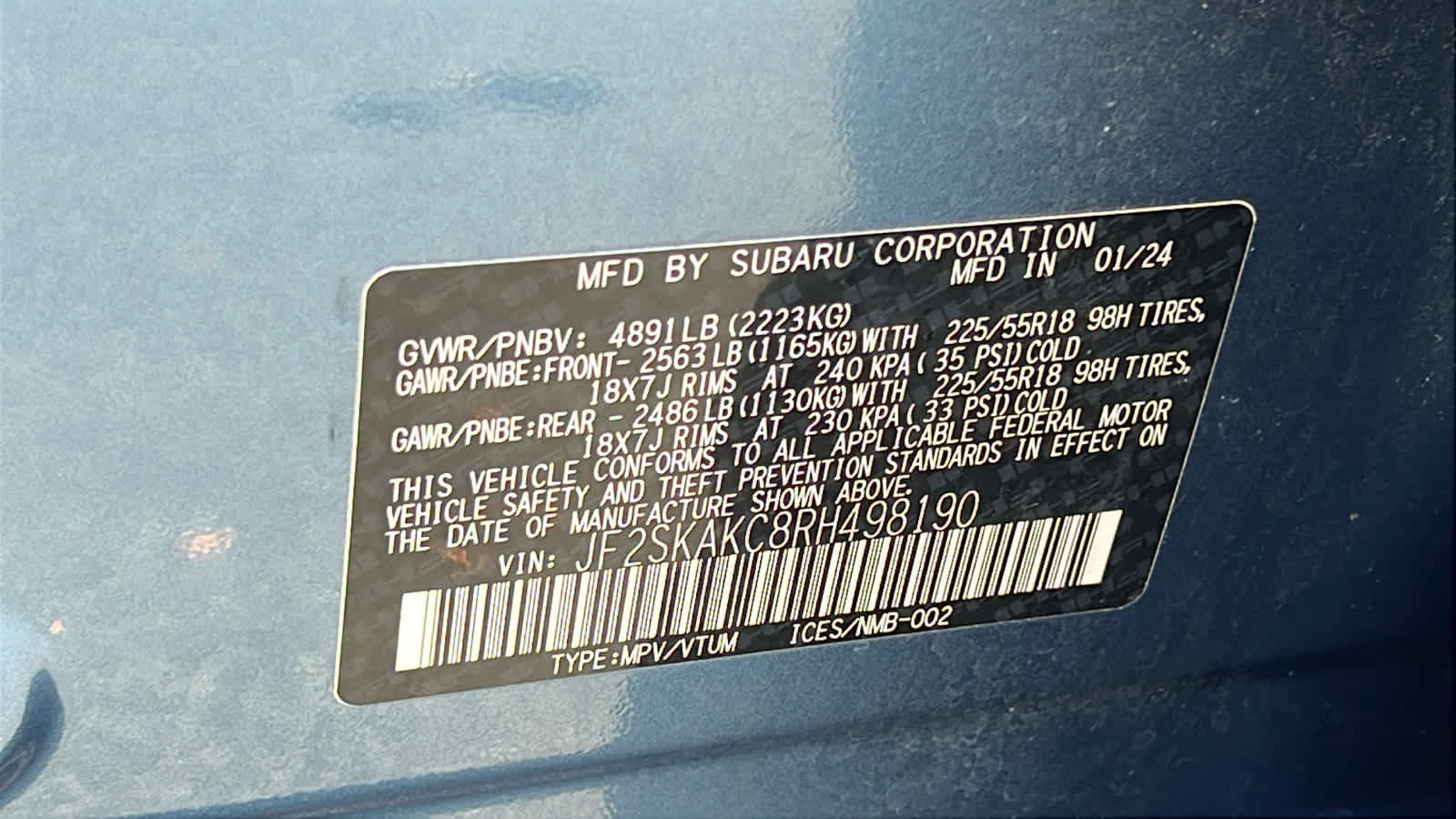 Certified 2024 Subaru Forester Limited AWD/4WD image 29