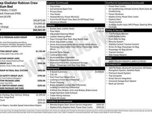 Used 2020 Jeep Gladiator Rubicon image 45