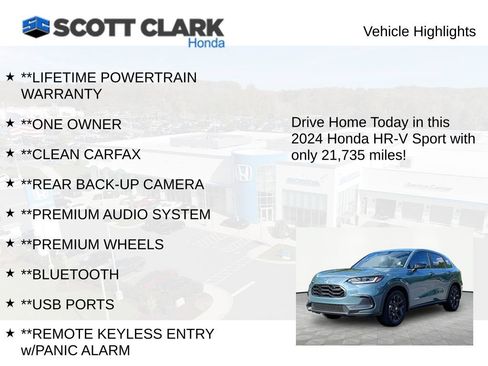 Certified 2024 Honda HR-V Sport image 11