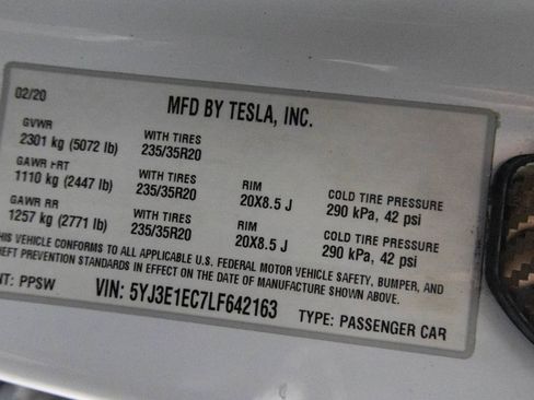 Used 2020 Tesla Model 3 Performance AWD/4WD image 18