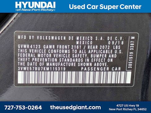 Used 2019 Volkswagen Jetta SEL w/ Cold Weather Package image 36