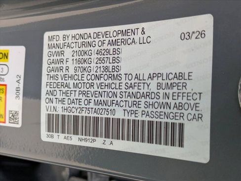 New 2026 Honda Accord Sport image 17