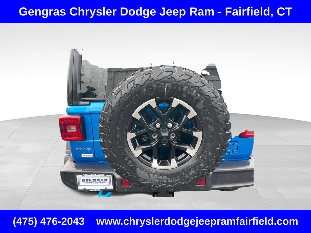 Certified 2025 Jeep Wrangler Unlimited Rubicon 4xe w/ Safety Group AWD/4WD image 11