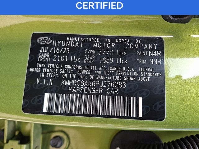 Certified 2023 Hyundai Venue SEL w/ Cargo Package FWD image 27