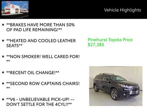 Certified 2018 Toyota Highlander Limited Platinum image 19