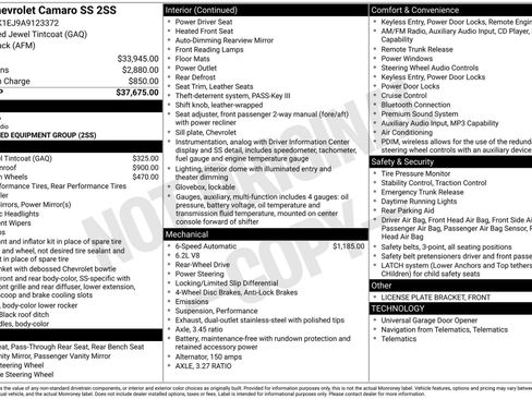 Used 2010 Chevrolet Camaro SS image 25