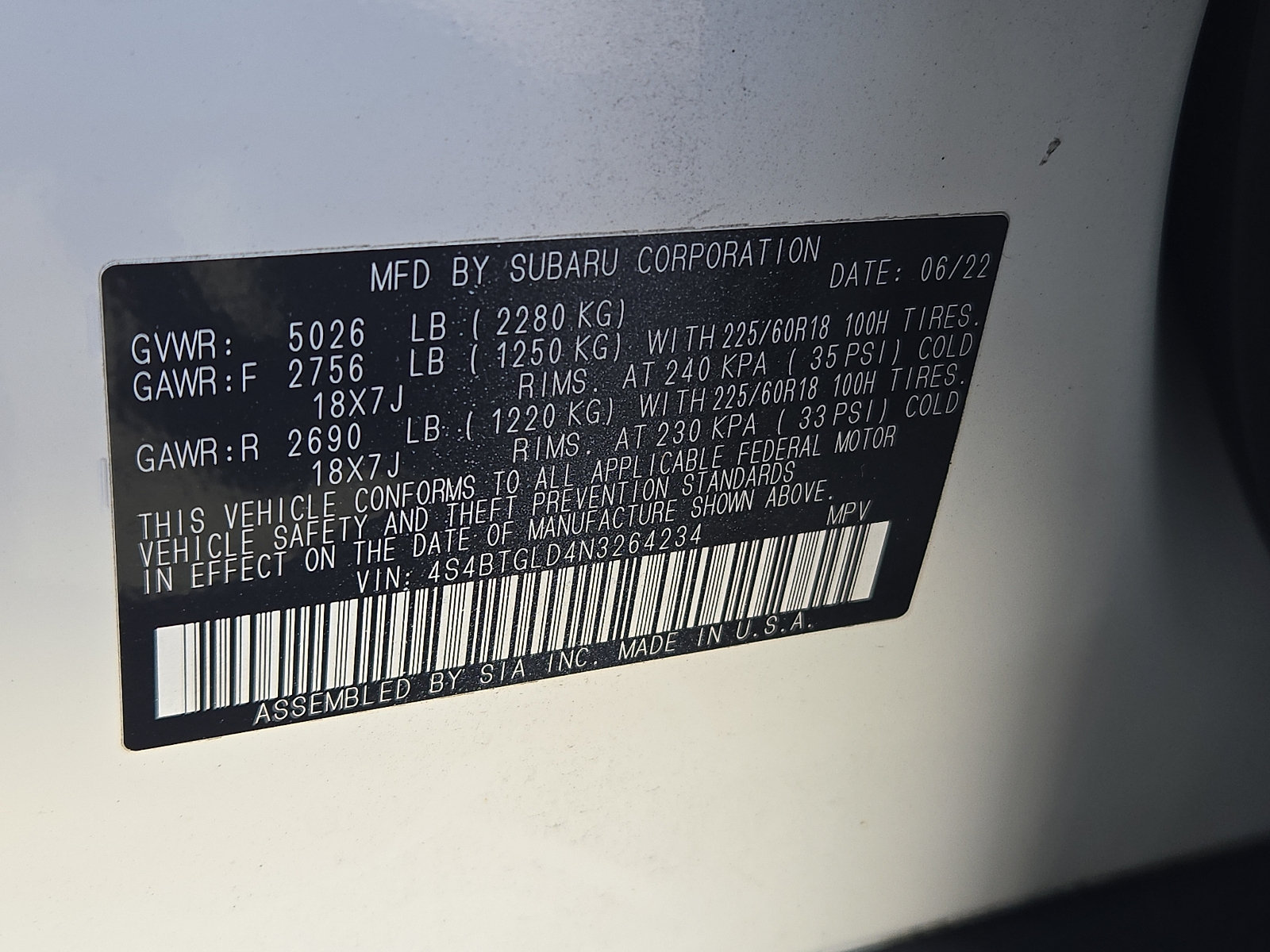Used 2022 Subaru Outback Onyx Edition XT AWD/4WD image 29