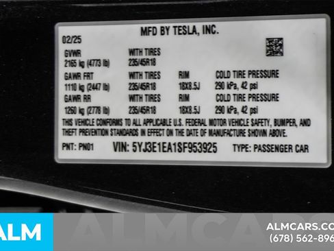 Used 2025 Tesla Model 3 Long Range image 57
