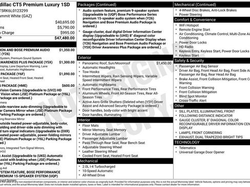 Used 2020 Cadillac CT5 Premium Luxury image 32