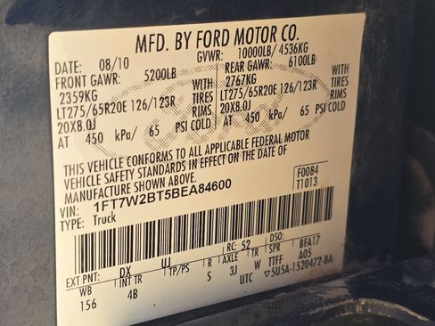 Used 2011 Ford F250 Lariat w/ Lariat Interior Pkg AWD/4WD image 34