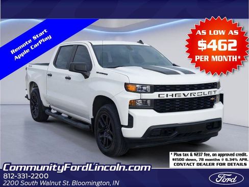 Used 2021 Chevrolet Silverado 1500 Custom w/ Rally Edition image 1