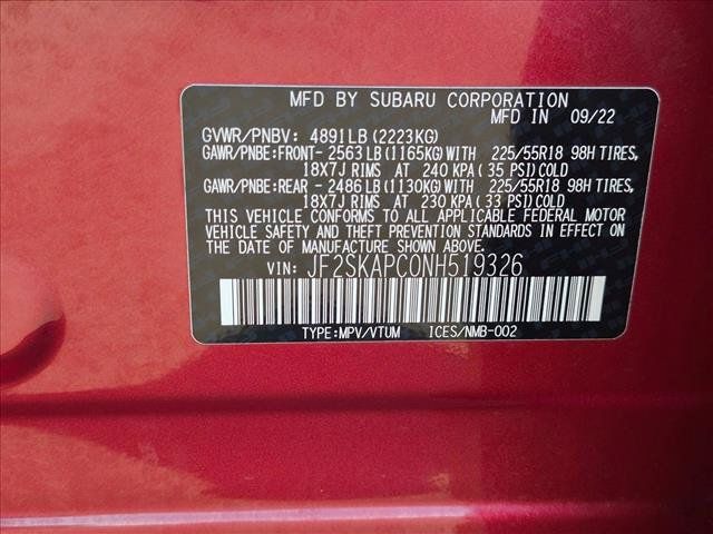 Used 2022 Subaru Forester Limited AWD/4WD image 25